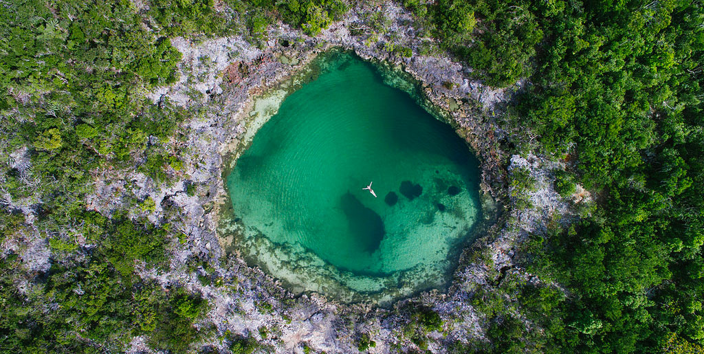 trou bleu aux Bahamas