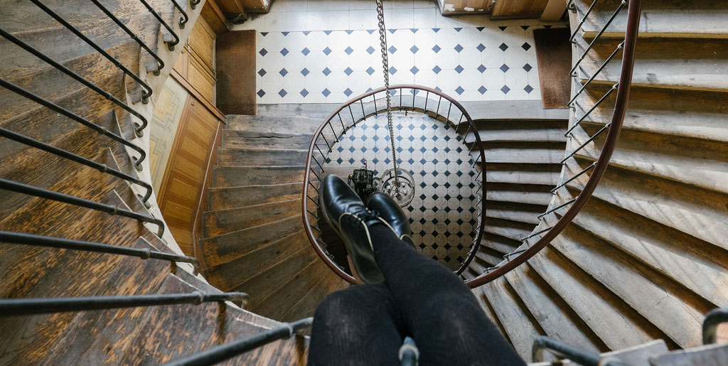 escalier galerie vivienne