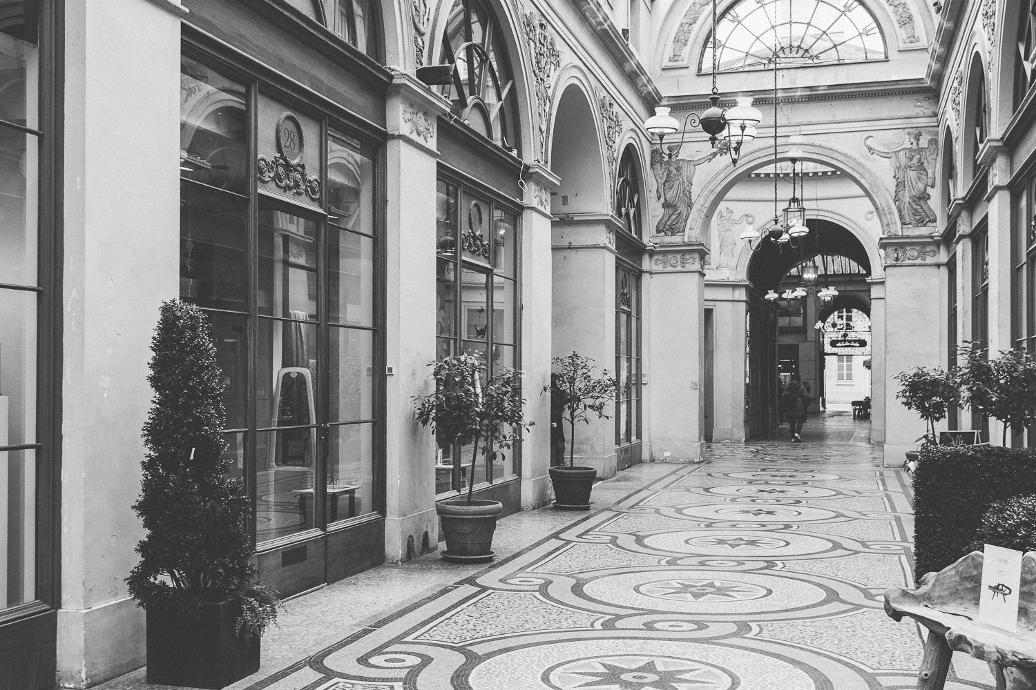 galerie vivienne noir et blanc