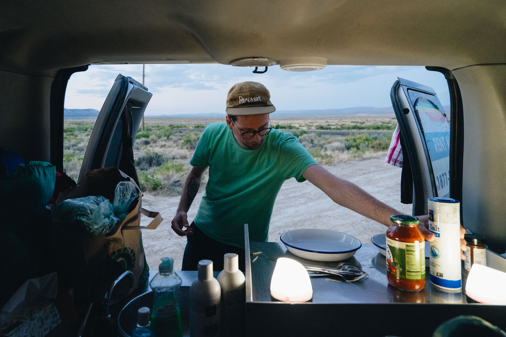 cuisiner dans un van