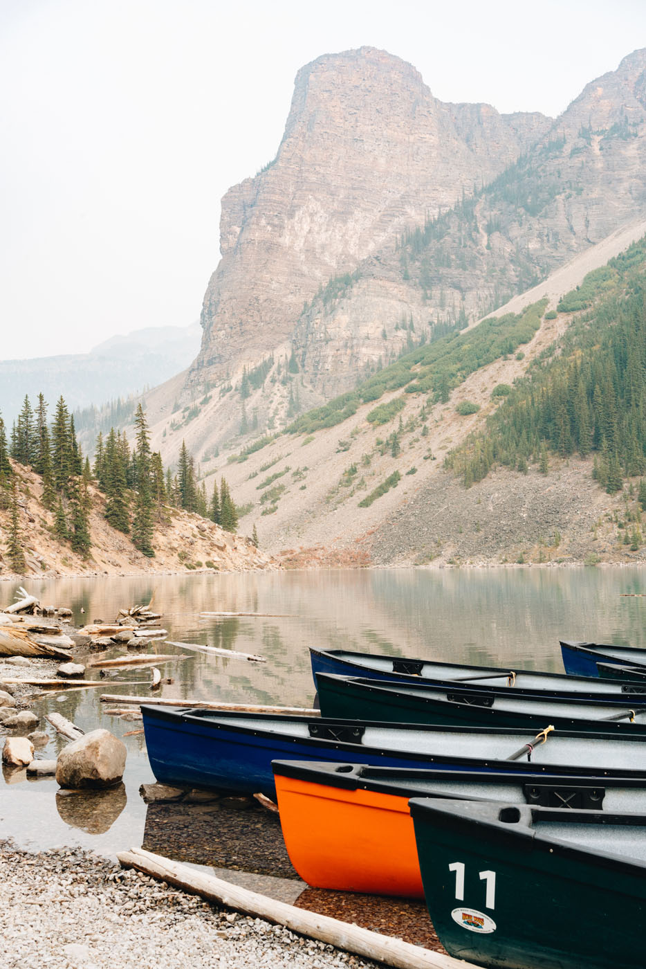 lac moraine canoe