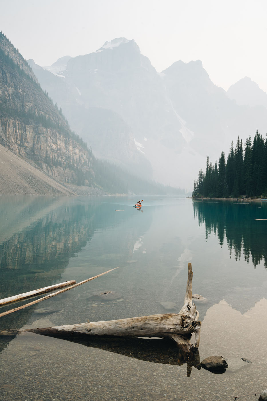 lac moraine canoe