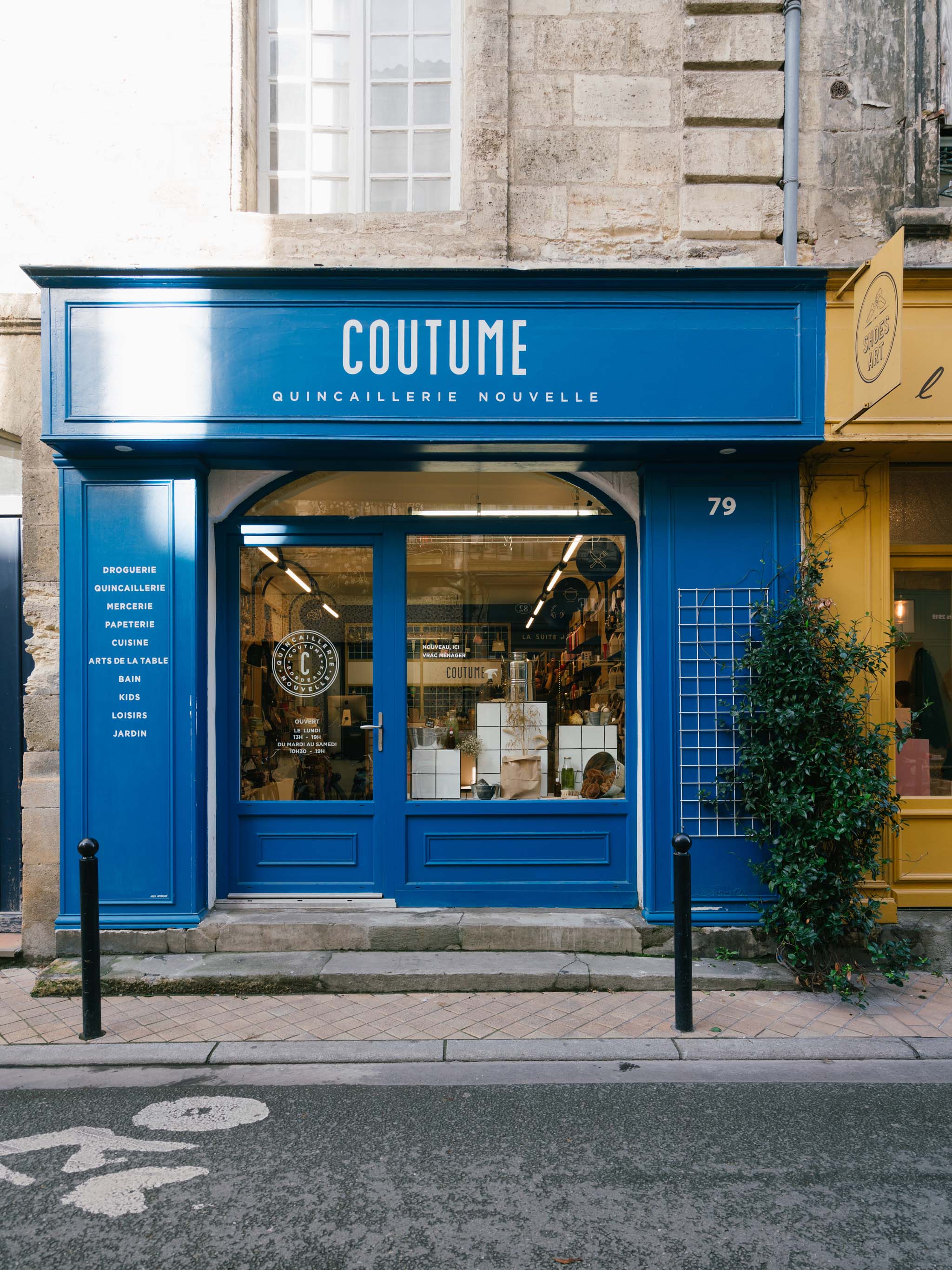 coutume quincaillerie bordeaux