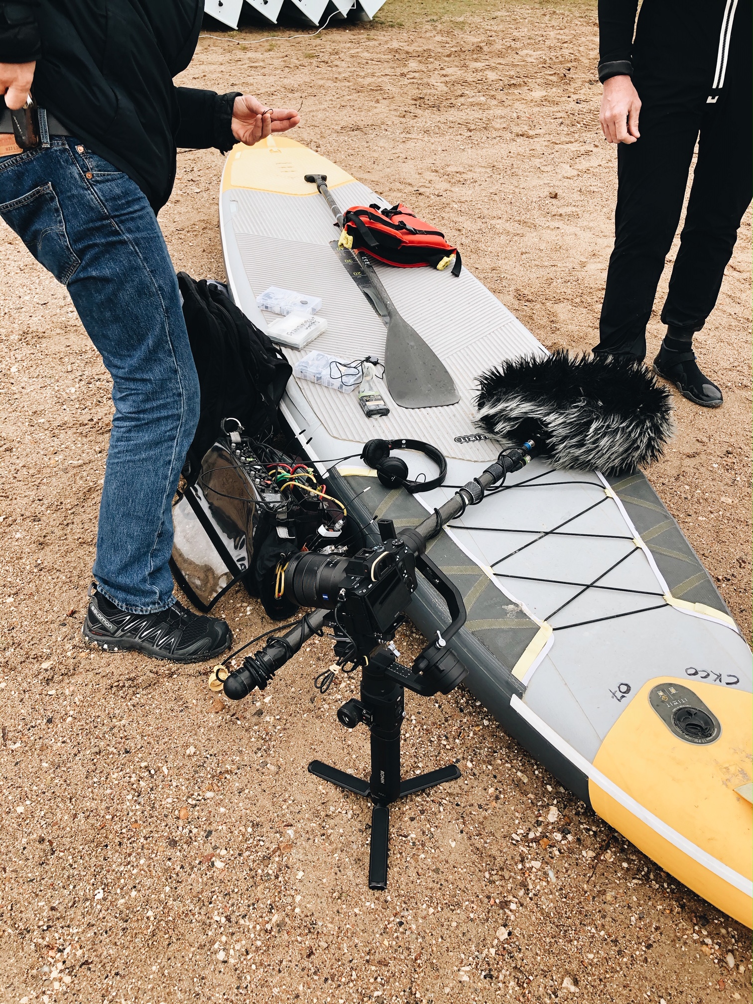 tournage stand up paddle