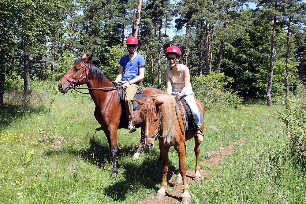 randonnée à cheval en auvergne