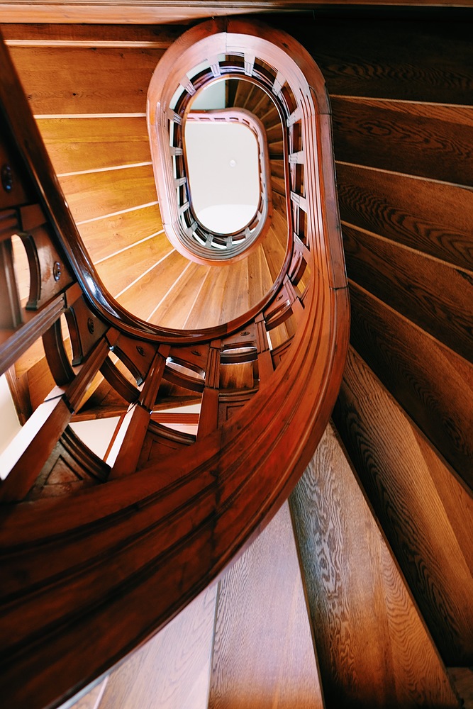 escalier en bois