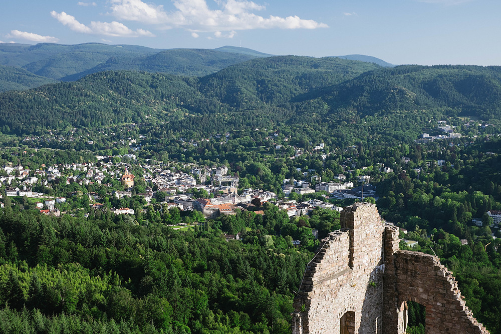 baden baden ruines du chateau