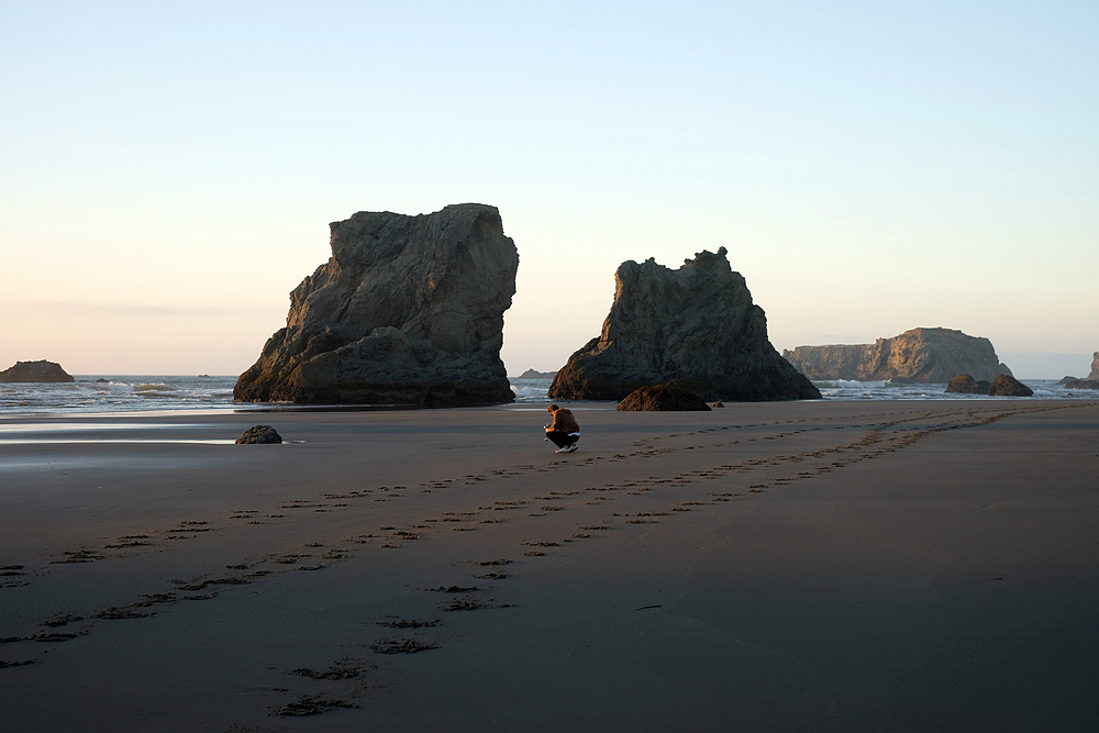 bandon beach face rock