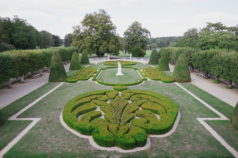 jardin du château de bouges