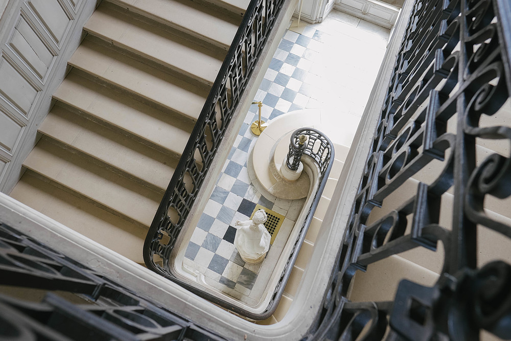 escalier du château de valençay