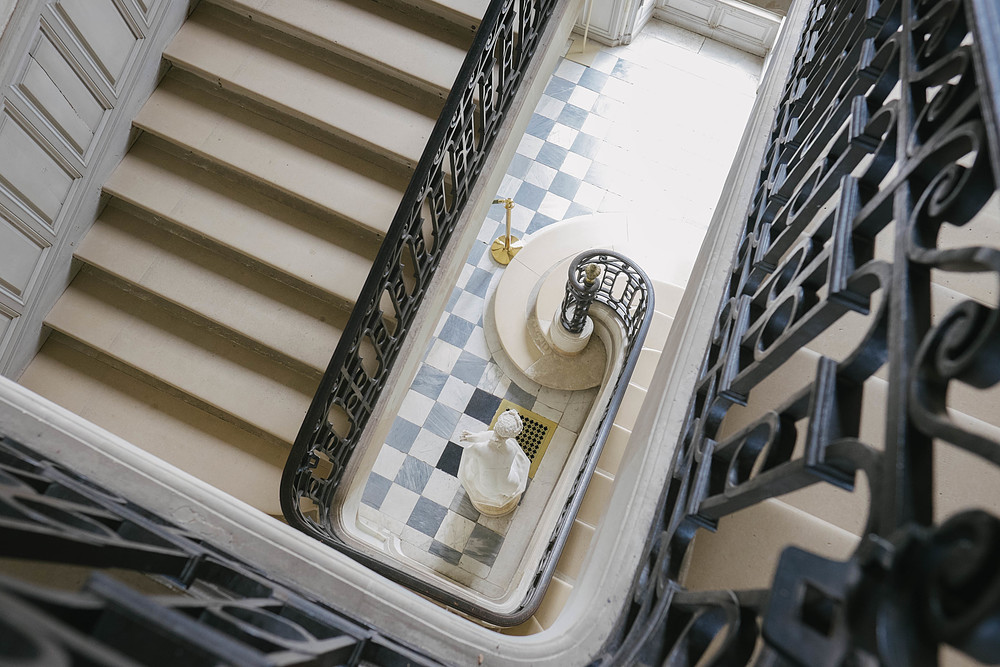 escalier du château de valençay