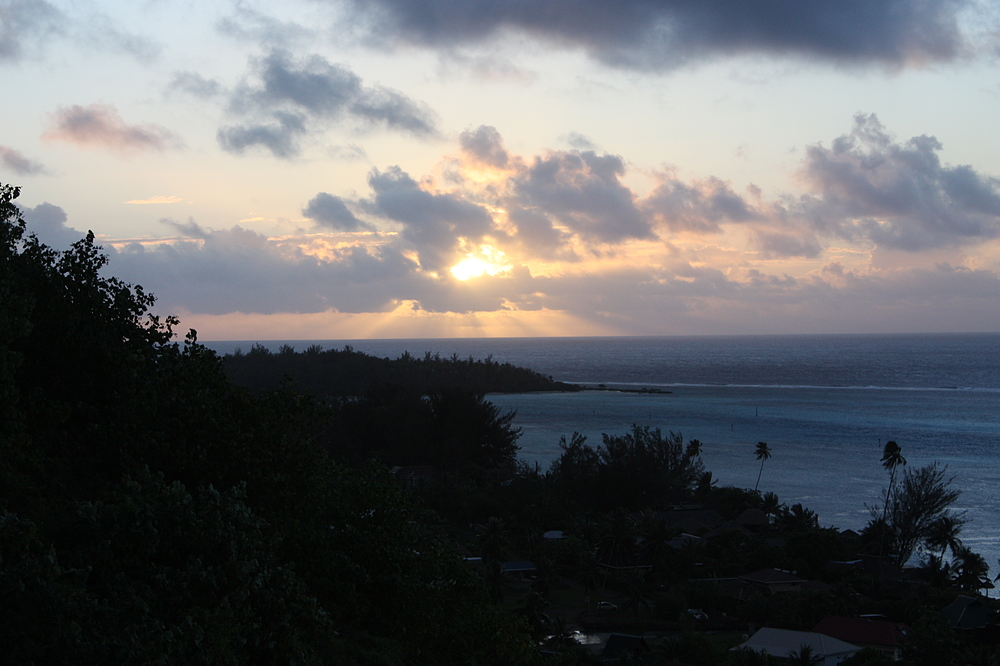 Coucher de soleil - Moorea