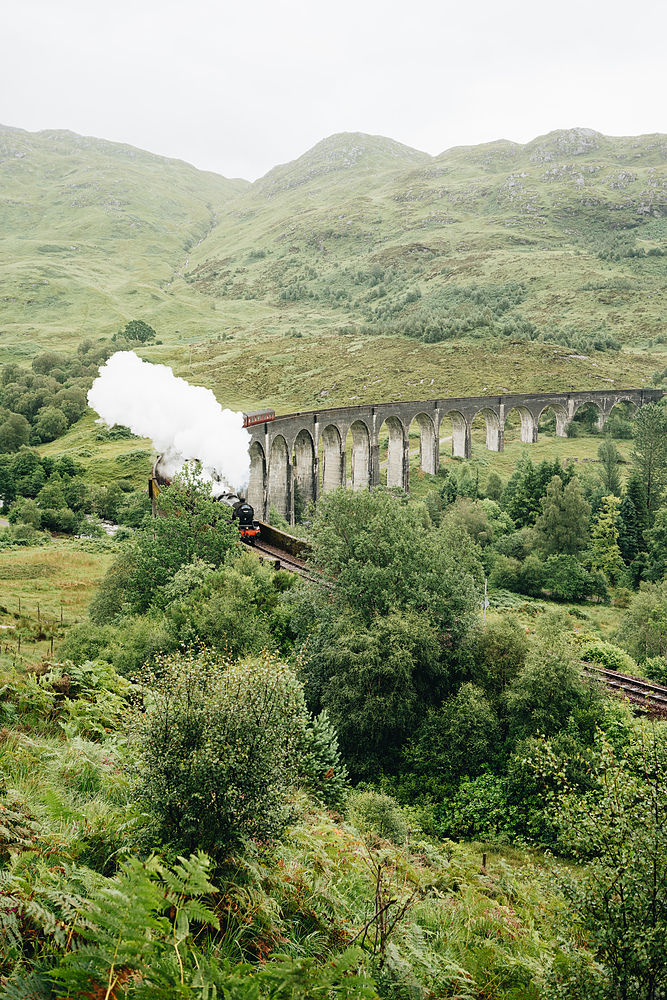 Glenfinnan, viaduc de Harry Potter en Ecosse