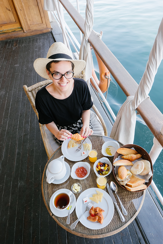 petit déjeuner sur le nil steam ship sudan