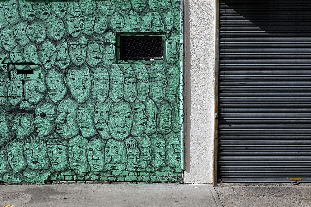 street art faces