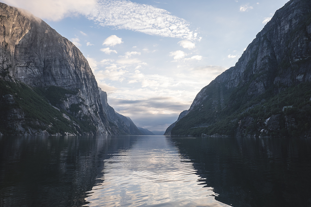 heure bleue fjord norvège