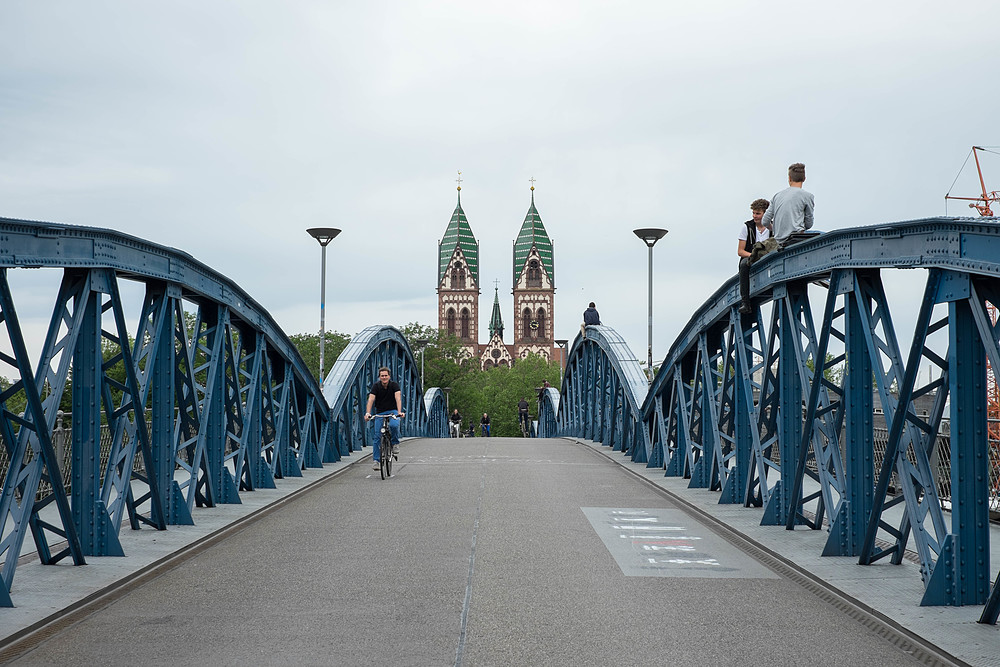 pont bleu fribourg allemagne