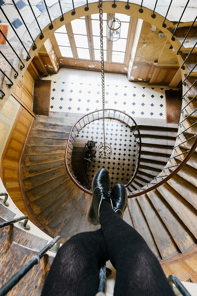 escalier galerie vivienne