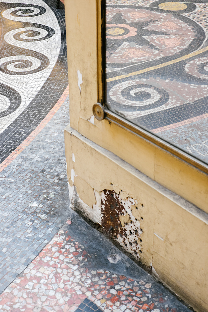 mosaïque galerie vivienne