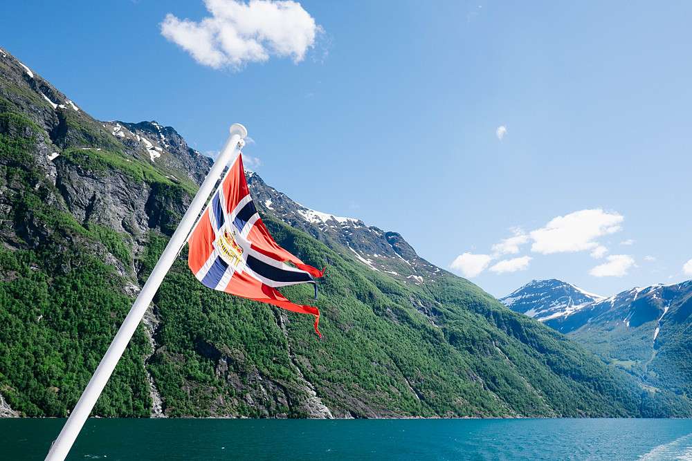 drapeau norvégien hurtigruten