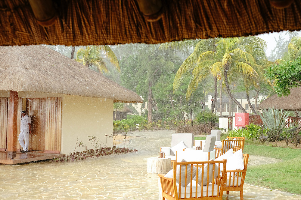 hôtel hilton mauricius pluie