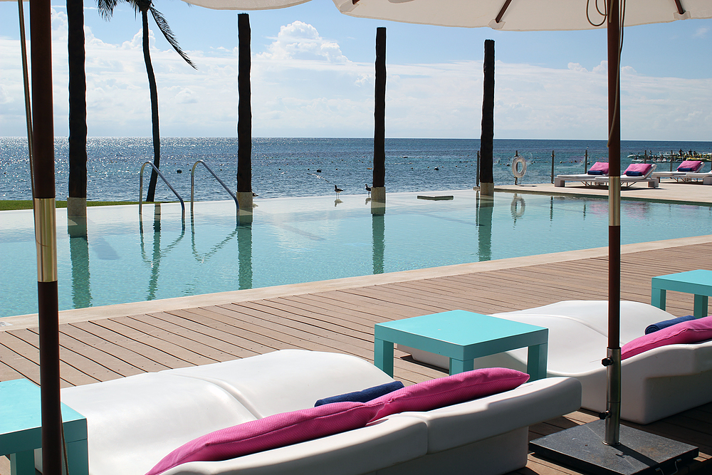 Club Med Cancun : piscine de l'espace 5 Tridents