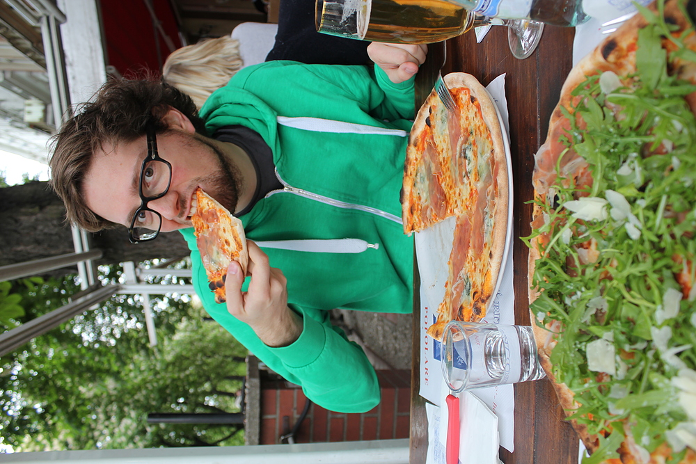 Bonne pizza à Berlin