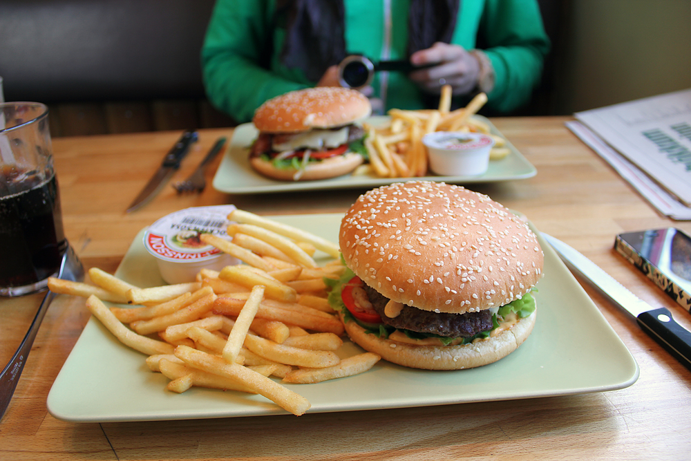 Hamburger de station service