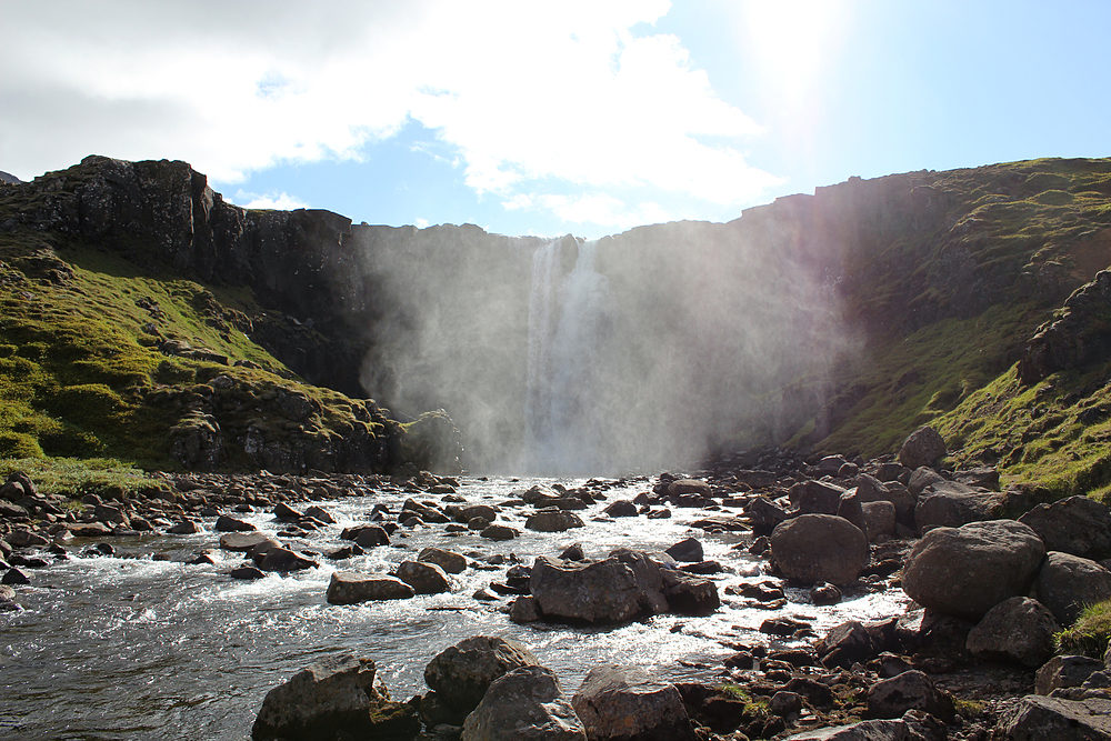 Cascade près de Seyðisfjörður