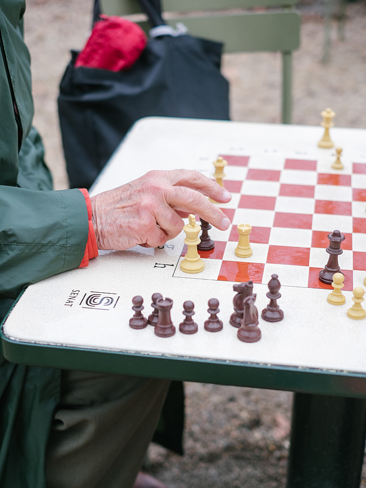 échecs au jardin du luxembourg