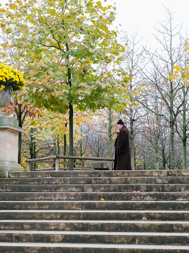 promeneur jardin du luxembourg