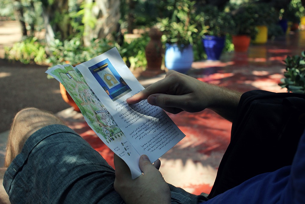 Jardin Majorelle - plan