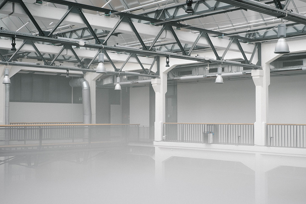 nuage naturel dans un musée