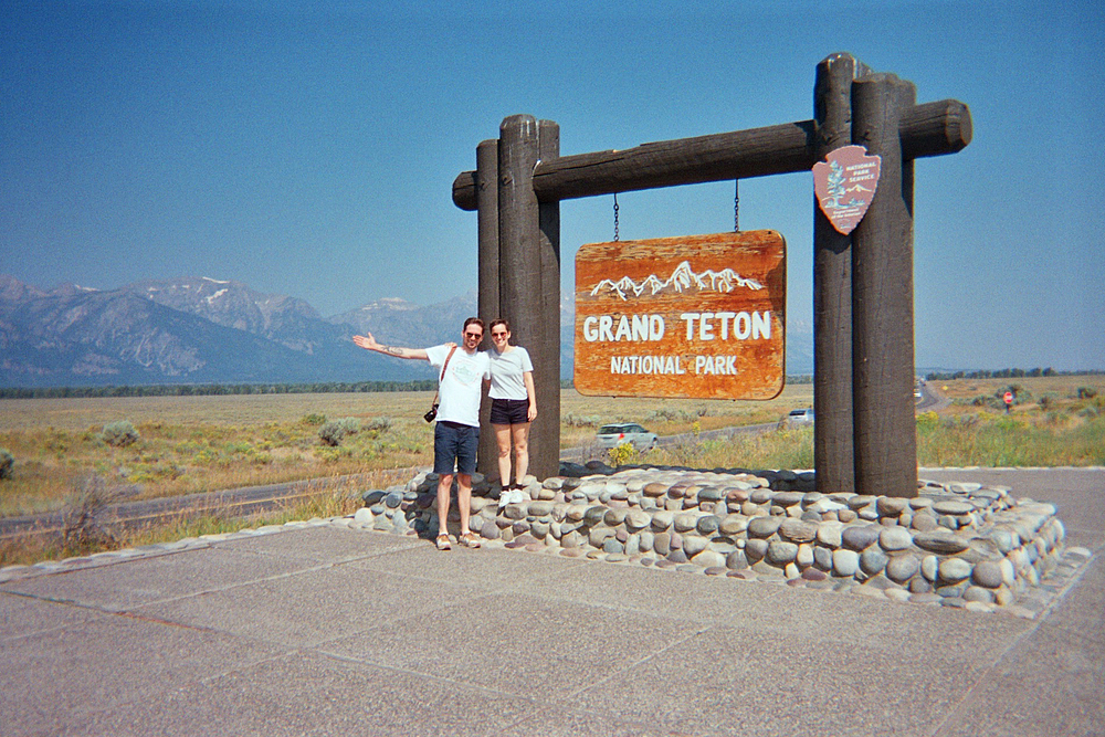 Panneau entrée Grand Teton