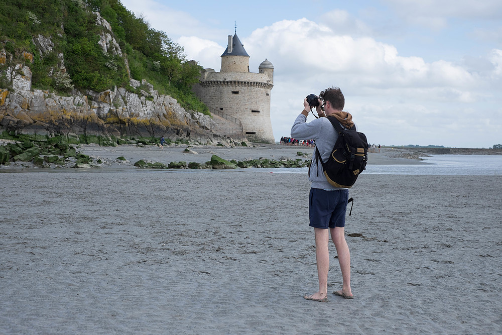 aller au mont saint michel à pied