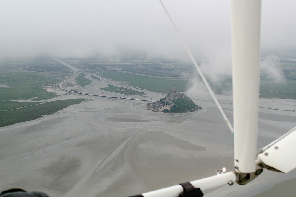 mont-saint-michel vu du ciel