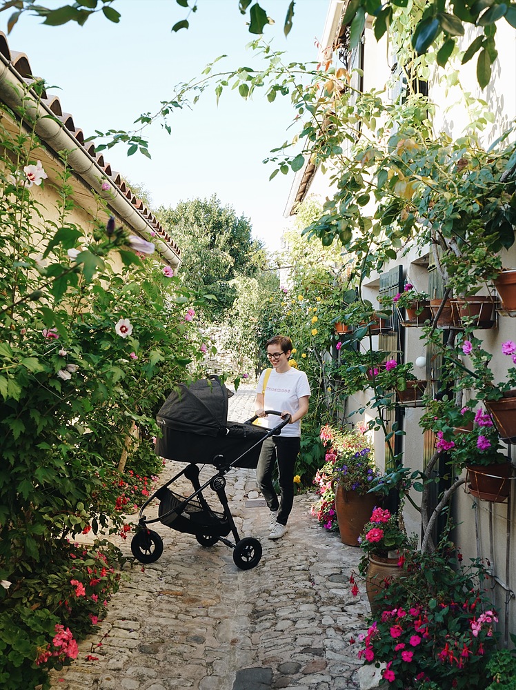 ruelle fleurie île de Ré