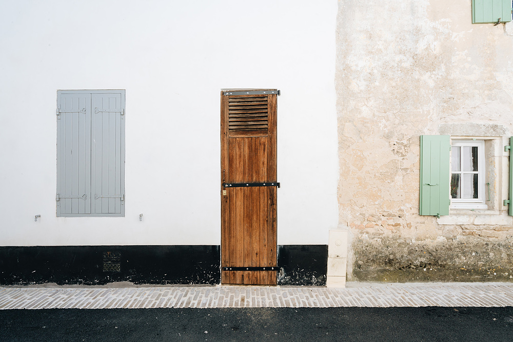 porte en bois île de ré