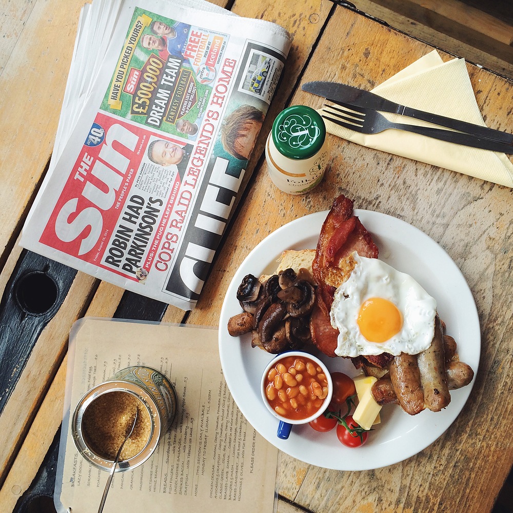 lazy social english breakfast