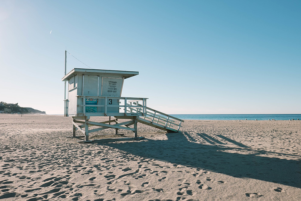 cabine de sauveteur malibu