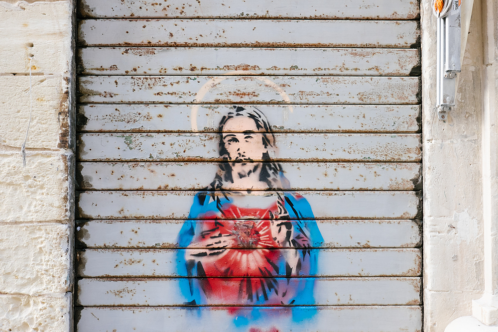 street art jésus