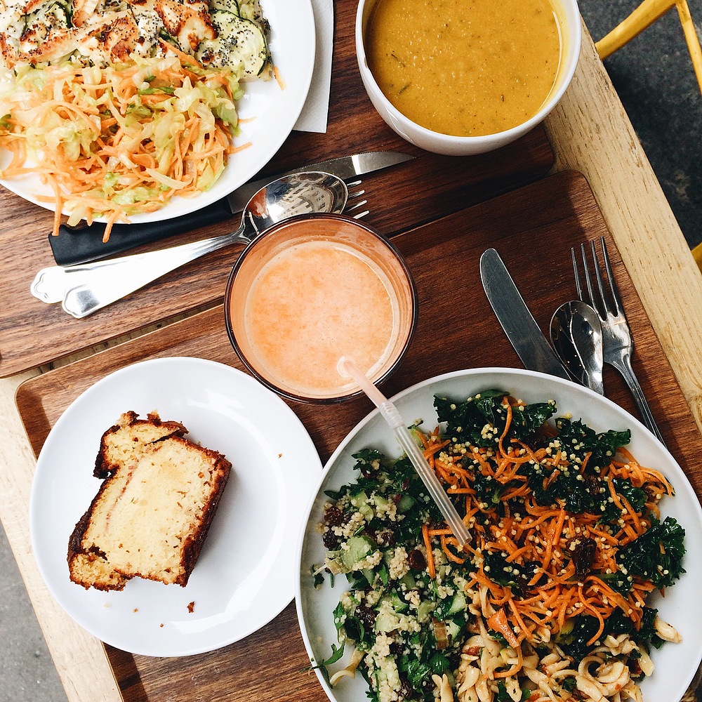 repas végétarien chez mûre à paris