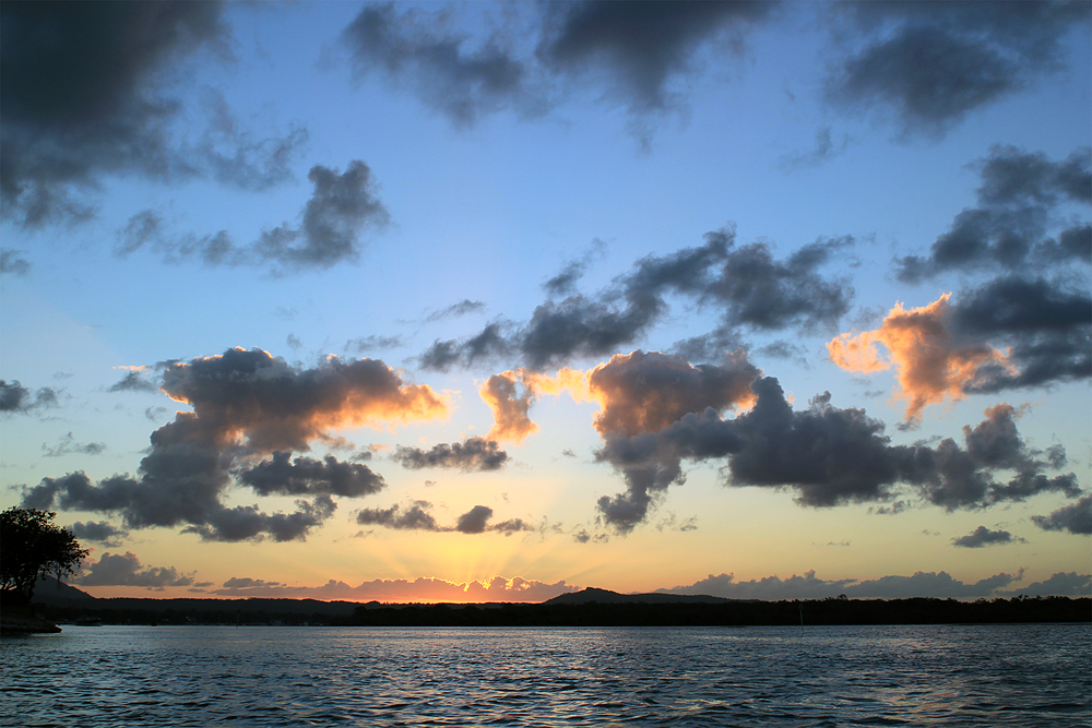 coucher de soleil à noosa