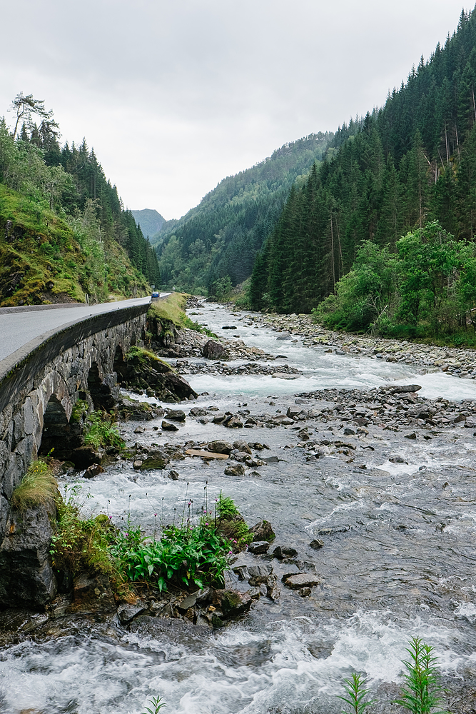 Route en Norvège