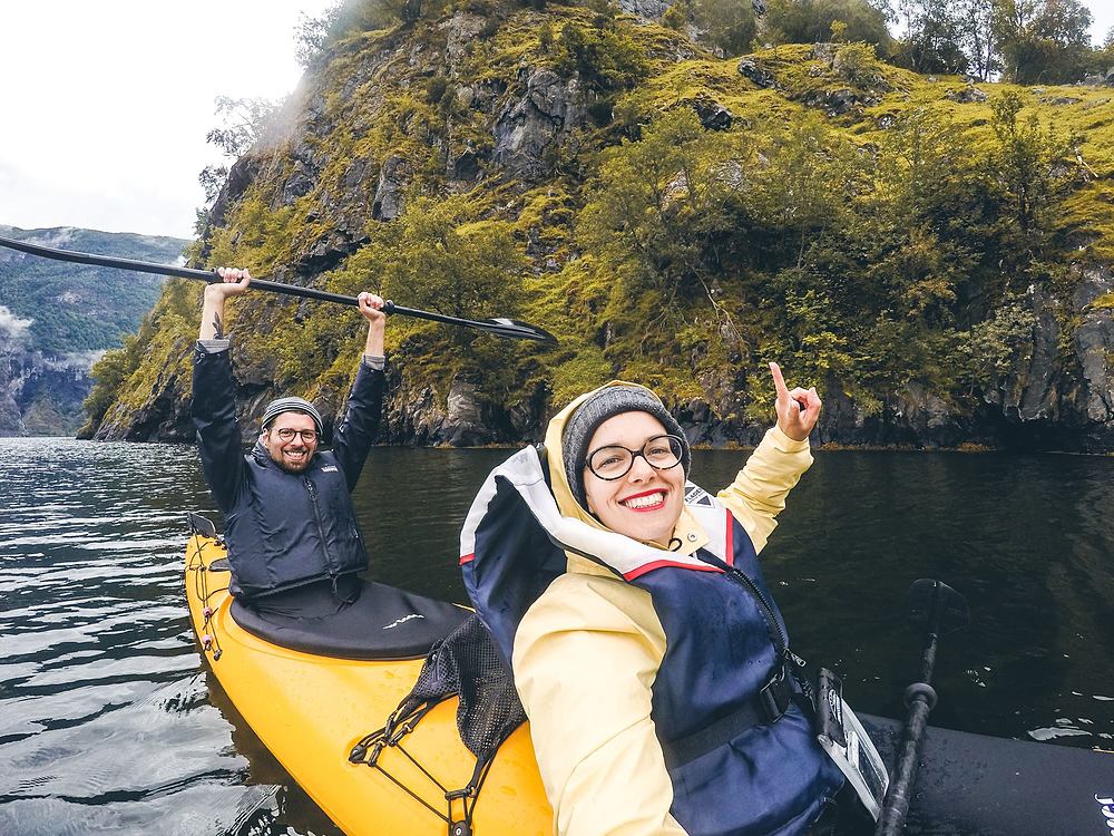 gopro kayak norvège