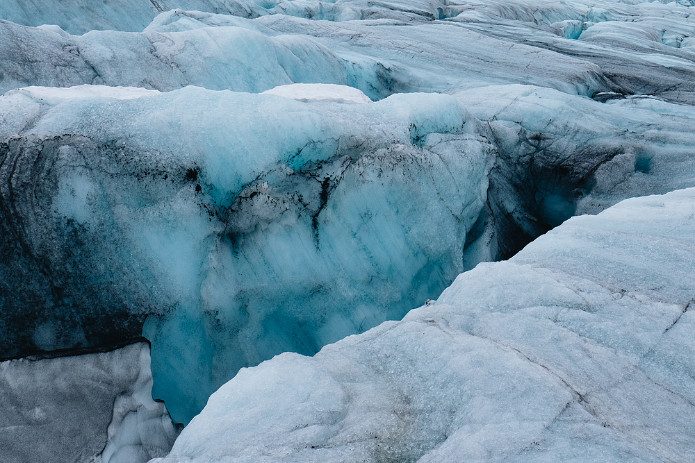 Glacier Austdalsbreen Norvège