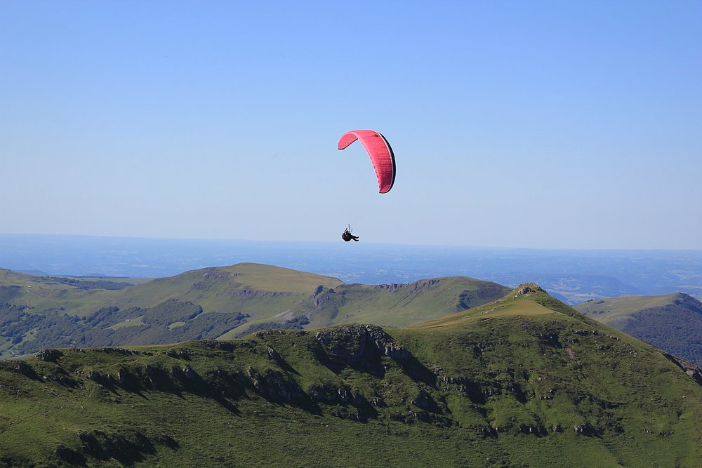 parapente puy mary