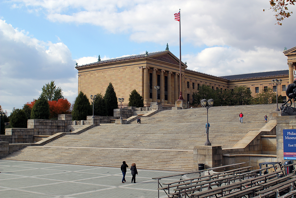 Les marches de Rocky