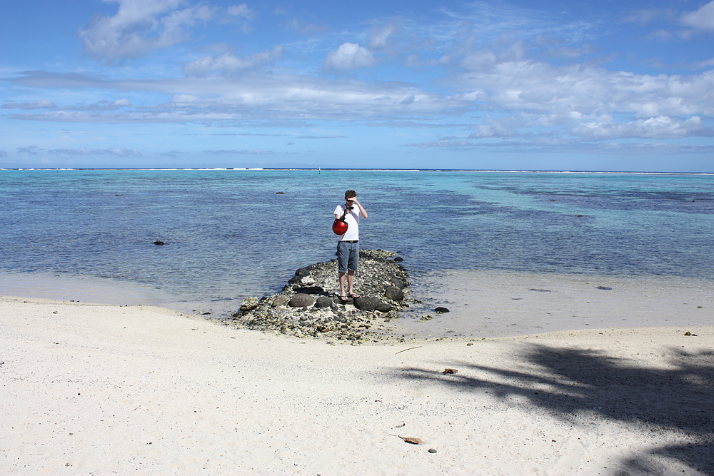 Plage privée à Moorea