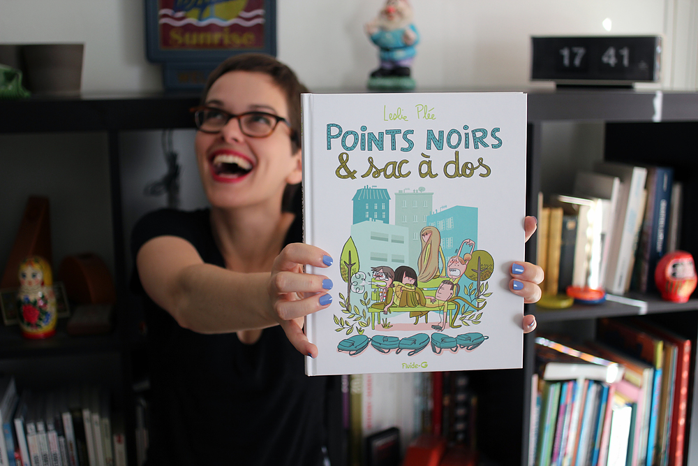 Points noirs et sac à dos, Leslie Plée